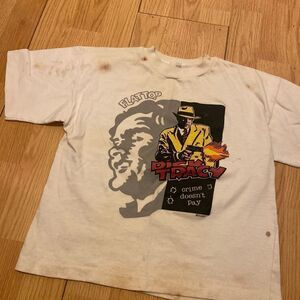 Vintage Disney Dick Tracy single stitch youth t shirt size 8-10 g06